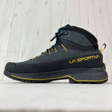【Men's 26.1cm グレー系】 La Sportiva ( ラ・スポルティバ ) トラバースX4 エボ ミッド ゴアテックス TX4 Evo Mid GTX Carbon / Bamboo GORE-TEX Vibram MEGAGRIP フットウェア トレッキング