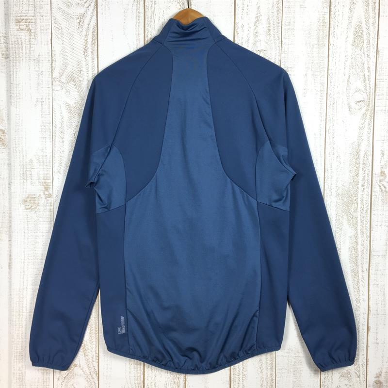 【Men's S ブルー系】 Odlo ( オドロ ) アイオロス エレメントジャケット Aeolus Element Jacket 防風 ソフトシェル 612432 International Men's  ソフトシェル アウター ジャケット トップス ウェア