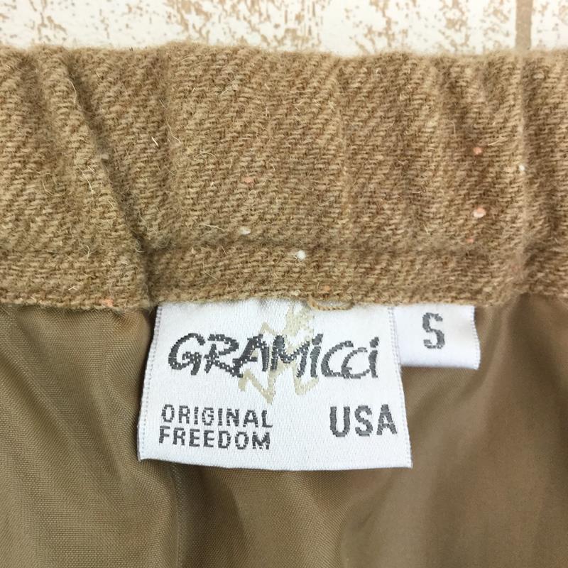 [Women's S Beige] Gramicci Wool G Skirt Wool Tweed A-line Skirt GLSK-12F002 Women's Skirt Bottoms Wear