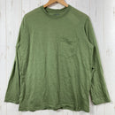 【Men's L グリーン系】 Brown By 2Tacs ( ブラウン By ツータックス ) バー #1 クルー 軽エディション BAA #1 crew 軽Edition 生産終了モデル 入手困難 Moonlightgear コラボ ウール ウェア トップス-1