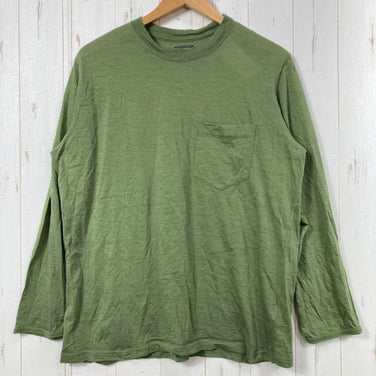 【Men's L グリーン系】 Brown By 2Tacs ( ブラウン By ツータックス ) バー #1 クルー 軽エディション BAA #1 crew 軽Edition 生産終了モデル 入手困難 Moonlightgear コラボ ウール ウェア トップス