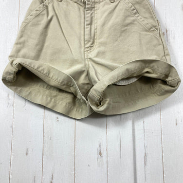 【Men's 30 ベージュ系】 1995 Patagonia ( パタゴニア ) スタンドアップ ショーツ STAND UP SHORTS Sand 生産終了モデル 入手困難 雪なしタグ コットン ウェア ボトムス ショーツ ショートパンツ コットン z000584