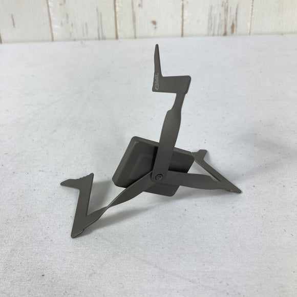 【OneSize グレー系】 Esbit ( エスビット ) チタニウム ストーブ Titanium Stove 超軽量 チタン製 折りたたみ式 固形燃料ストーブ チタン クックウェア バーナー ストーブ z00061571  バーナー ストーブ クックウェア