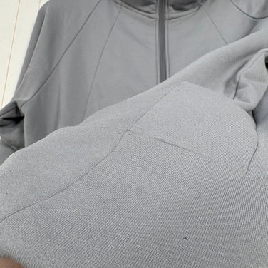 【Men's S グレー系】 Goldwin ( ゴールドウィン ) パワー ストレッチ ジップ フーディー Power Stretch Zip Hoodie POLARTEC Power Stretch Pro ストレッチフリース ポリエステル ウェア トップス