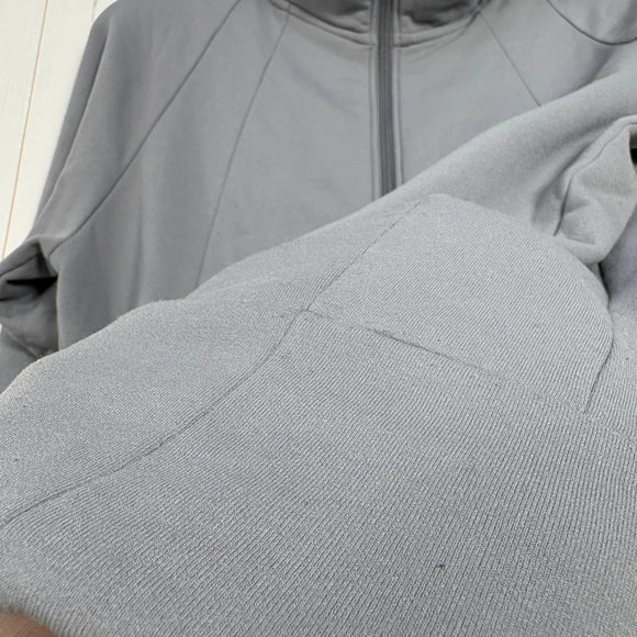 【Men's S グレー系】 Goldwin ( ゴールドウィン ) パワー ストレッチ ジップ フーディー Power Stretch Zip Hoodie POLARTEC Power Stretch Pro ストレッチフリース ポリエステル ウェア トップス