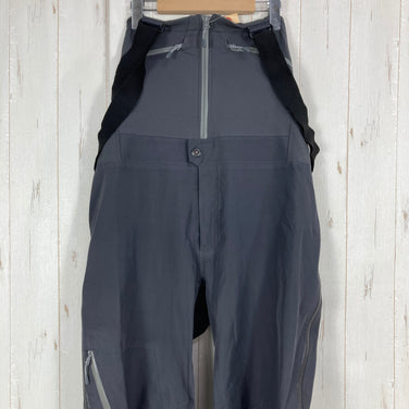 【Men's S グレー系】 Mountain Hardwear ( マウンテンハードウェア ) ダイバーター ビブ Diverter Bib Dry.Q Elite｜3レイヤー｜フルサイドジップ｜ゲイター ナイロン ウェア ボトムス ロングパンツ ハードシェル
