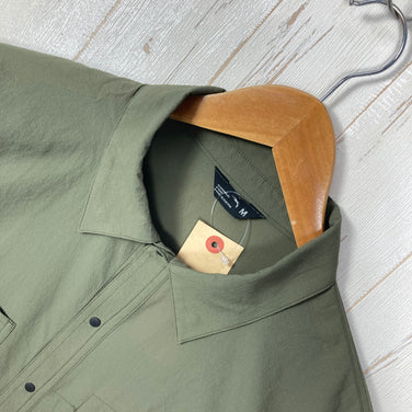 【Men's M グリーン系】 Static ( スタティック ) マーセド リバー ロングスリーブ シャツ Merced River L/S Shirts Oregano ナイロン ウェア トップス インナー シャツ ロングスリーブシャツ 化繊 z00059641