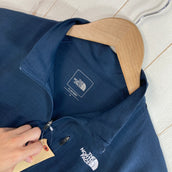 【Men's S ネイビー系】 The North Face ( ザ・ノースフェイス ) ロングスリーブ フラッシュドライ スリー ディー ジップアップ Long Sleeve FlashDry 3D Zip Up ポリエステル ウェア トップス インナー シャツ