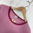 【Women's M レッド系】 Aigle ( エーグル ) コットン ロングスリーブ ボーダー コットン ウェア トップス インナー シャツ ロングスリーブTシャツ クルーネック コットン z00059884  コットン ロングスリーブTシャツ クルーネック イン-3