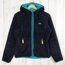 【Women's M ネイビー系】 Patagonia ( パタゴニア ) レトロx フリース カーディガン Retro-X Fleece Cardigan 防風 パイル フーディ ジャケット 生産終了モデル 入手困難 23065 International Women-1