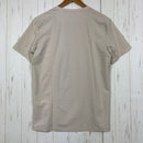 【Men's S ベージュ系】 Houdini ( フーディニ ) メンズ カバー ティー Men's Cover Tee Wish Woven 2WAYストレッチ 速乾 ポリエステル ウェア トップス インナー シャツ ショートスリーブTシャツ クルーネック 化繊-2