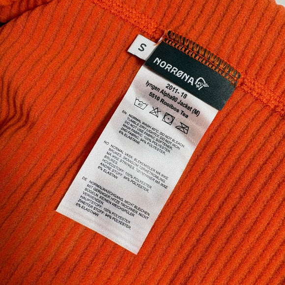 【Men's S オレンジ系】 Norrona ( ノローナ ) リンゲン アルファ90 ロー ジャケット メンズ Lyngen Alpha90 Raw Jacket M's 2011-18 5510 ROOIBOS TEA z00056095 5510 ROOIB
