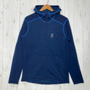 【Men's S ネイビー系】 Haglofs ( ホグロフス ) バンジー フード Bungy Hood ポリエステル ウェア トップス アウター ジャケット フリース ポーラテック・パワーストレッチ z00059827  フリース アウター ジャケット トップス-1