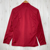 【Men's M レッド系】 Finetrack ( ファイントラック ) ドラウト エア ジップ ネック Drought Air Zip Neck ポリエステル ウェア トップス インナー シャツ ロングスリーブシャツ 化繊 z00059826  化繊 ロングス