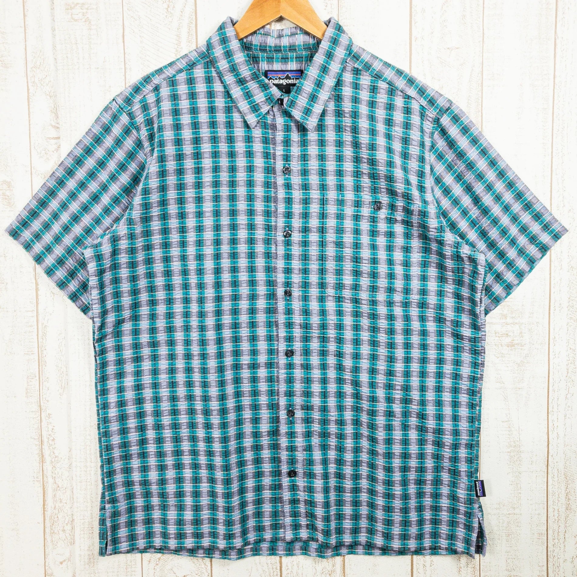 【Men's L ネイビー系】 2017 Patagonia ( パタゴニア ) パッカーウェア シャツ Puckerware Shirt 入手困難 ポリエステル ウェア トップス インナー シャツ ショートスリーブシャツ コットン z00050995 コットン - 【公式】2ndGEAR（セカンドギア）Webショップ【登山用品・アウトドア用品専門 買取販売店】