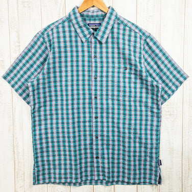 【Men's L ネイビー系】 2017 Patagonia ( パタゴニア ) パッカーウェア シャツ Puckerware Shirt 入手困難 ポリエステル ウェア トップス インナー シャツ ショートスリーブシャツ コットン z00050995 コットン - 【公式】2ndGEAR（セカンドギア）Webショップ【登山用品・アウトドア用品専門 買取販売店】