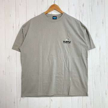 【Men's M ベージュ系】 Kavu ( カブー ) 別注 ビッグシルエット ロゴバックプリント Tシャツ Exclusive Oversized Logo Back-Print T-Shirt グレイッシュ ベージュ 2026SS FREAK'S STORE