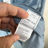 【Unisex L ブルー系】 Paper Sky Wear ( ペーパースカイ ウェア ) ウィンドビッグシャツ WIND BIG SHIRT Blue Gray ナイロン ウェア トップス インナー シャツ ロングスリーブシャツ 化繊 z00053706 Blu