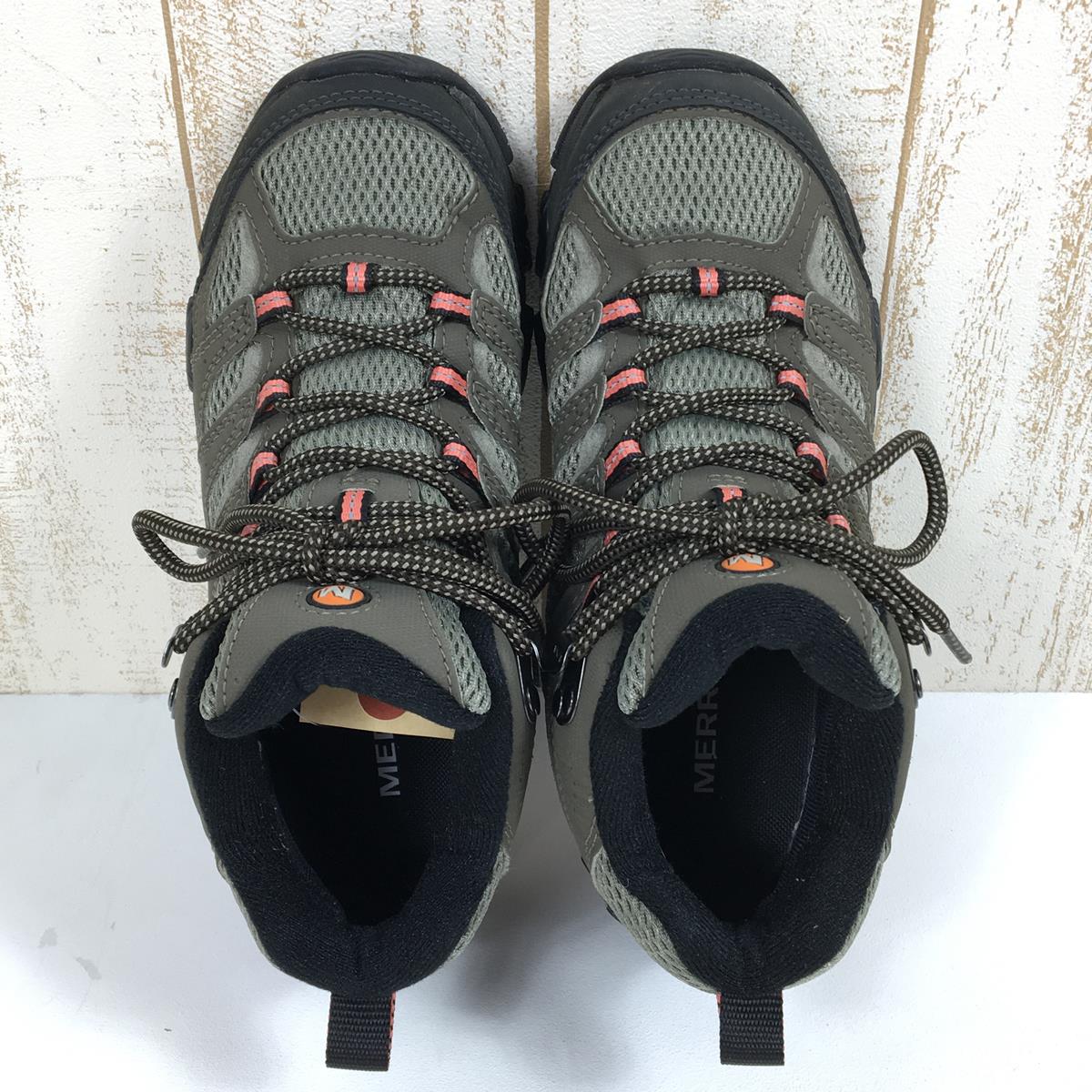 【Women's 22.5cm グリーン系】 Merrell ( メレル ) モアブ 3 シンセティック ミッド ゴアテックス Moab Iii Synthetic Mid Gore-Tex トレッキングシューズ J500182 Women's Olive トレッキングブーツ フ