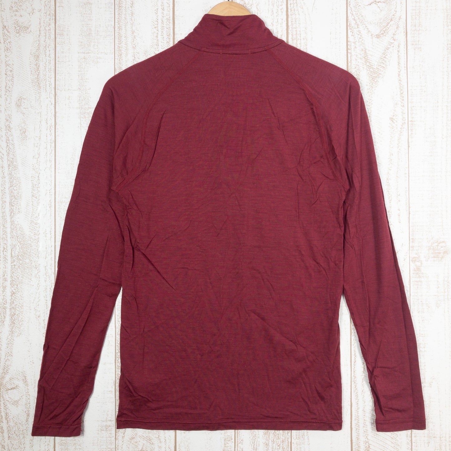 [Men's XS Wine Red] Smartwool Merino 150 Baselayer 1/4 Zip Merino Wool SW014070 Men's Long Sleeve Shirt Inner Shirt