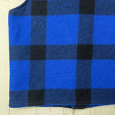 男士36码蓝色Filson Mackinaw羊毛背心，蓝/黑色。稀有难寻。羊毛抓绒上衣。z00054323。蓝/黑色。