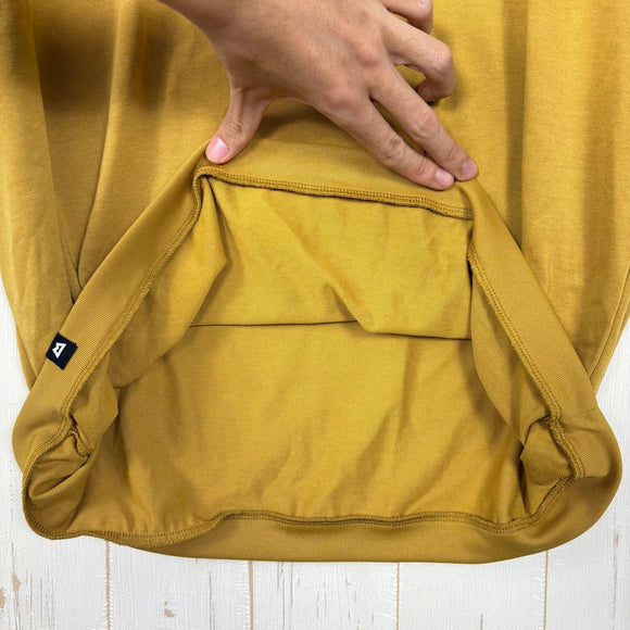 【Men's M ベージュ系】 Mountain Equipment ( マウンテンイクイップメント ) リブ ティー RIB TEE ポリエステル ウェア トップス インナー シャツ ショートスリーブTシャツ クルーネック 化繊 z00054270  化繊 ショー