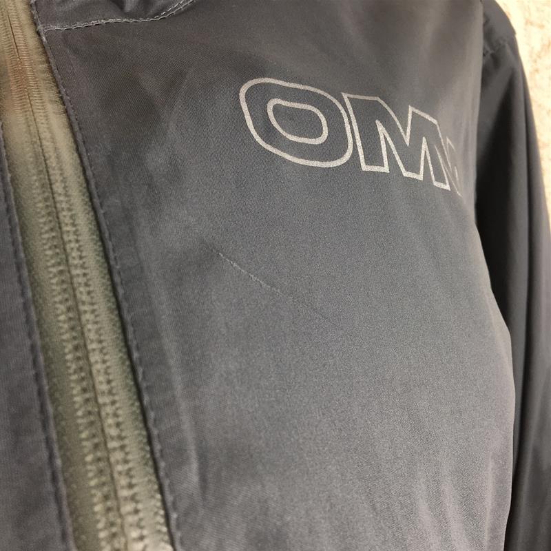 [男式 M 灰色] Omm Kamleika Race Jacket 2 Kamleika Race Jacket Ii 弹力雨壳连帽衣 国际男士雨壳外套上衣