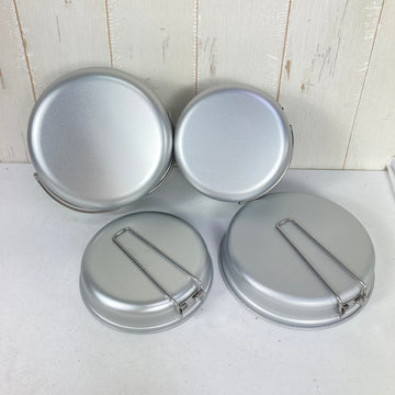 【OneSize シルバー系】 Snowpeak ( スノーピーク ) アルミ パーソナル クッカー セット Aluminum Personal Cooker Set アルマイト加工 スタッキング アルミ クックウェア クッカー コッフェル z00061563  ク - 0