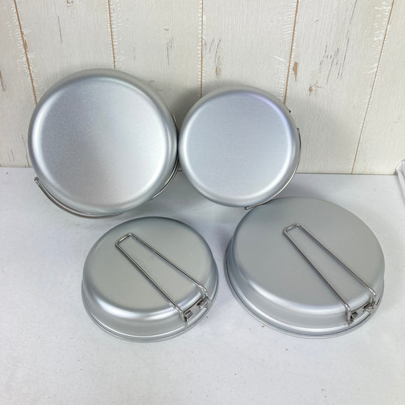【OneSize シルバー系】 Snowpeak ( スノーピーク ) アルミ パーソナル クッカー セット Aluminum Personal Cooker Set アルマイト加工 スタッキング アルミ クックウェア クッカー コッフェル z00061563  ク