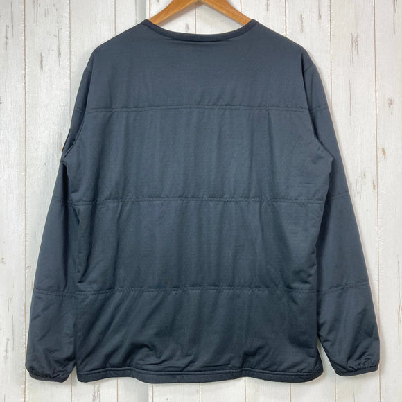 【Men's L ブラック系】 Millet ( ミレー ) アルファ ライト スウェット II クルー ALPHA LIGHT SWEAT II CREW 化繊ダウン ウェア トップス アウター ジャケット 化繊インサレーション z00058906  化繊インサレ
