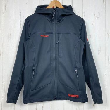 【Women's M ブラック系】 Mammut ( マムート ) アルティメイト 8 ソフトシェル フーデッド ジャケット アジアン フィット 25イヤーズ Ultimate VIII SO Hooded Jacket AF 25 Years ポリエステル ウェア ト