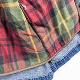 男士海军蓝Llbean牛仔野战大衣，PrimaLoft法兰绒内衬。已停产，难觅踪影。合成羽绒服。