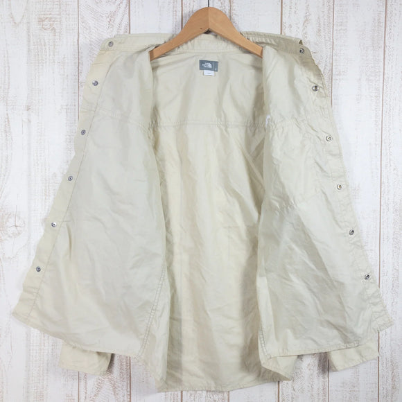 【Unisex S ベージュ系】 The North Face ( ザ・ノースフェイス ) ロングスリーブ ヌプシ シャツ L/S Nuptse Shirt NR11961 Asian Unisex  化繊 ロングスリーブシャツ インナー シャツ トップス ウェア