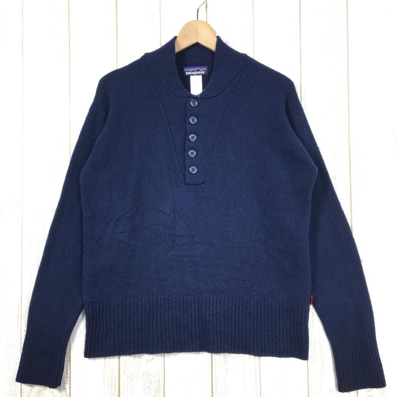 【Men's M ネイビー系】 Patagonia ( パタゴニア ) ベーリングシー セーター Bering Sea Sweater ラムウール ニット カタログ非掲載モデル 入手困難 51435 International Men's NFL ウール ロングスリ