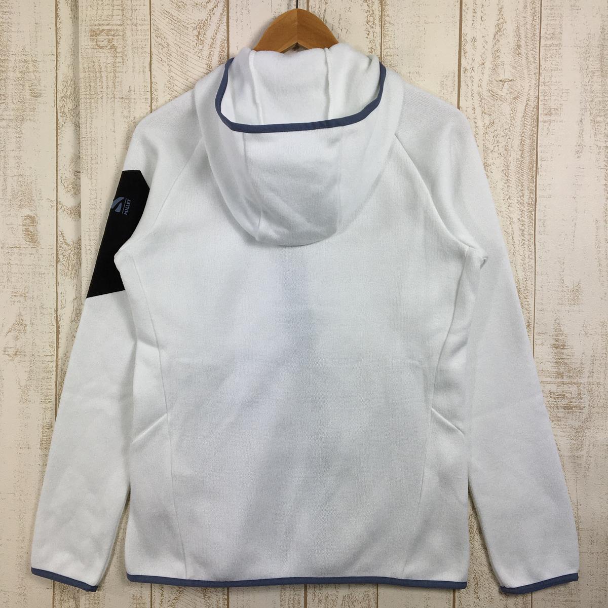 【Women's L ホワイト系】 Millet ( ミレー ) トリベニ フーディ ウィメンズ Tribeni Hoodie W ニット調 フリース ジャケット MIV8570 International Women's  フリース アウター ジャケット トップス ウ