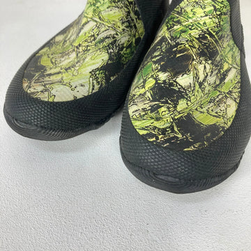 【Unisex M グリーン系】 日本野鳥の会 バードウォッチング 長靴 カモフラージュ フットウェア ワークブーツ z00060505 カモフラージュ ワークブーツ フットウェア - 0