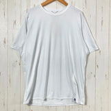 [Men's M White] 2021 Patagonia Capilene Cool Daily Shirt WHI Polyester Wear Top Inner Shirt Short Sleeve T-Shirt Crew Neck