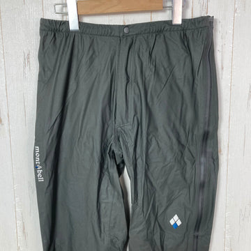 【Men's S グレー系】 Montbell ( モンベル ) ストレッチ レイン フルジップ パンツ Stretch Rain Full Zip Pants ナイロン ウェア ボトムス ロングパンツ レインシェル z00057201  レインシェル ロングパン - 0