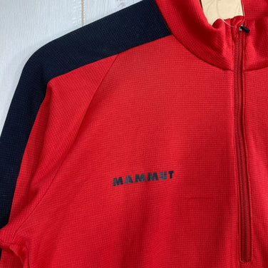 【Men's S レッド系】 Mammut ( マムート ) パフォーマンス サーマル ジップ ロングスリーブ ポリエステル ウェア トップス インナー シャツ ロングスリーブシャツ 化繊 z00059468  化繊 ロングスリーブシャツ インナー シャツ トップ