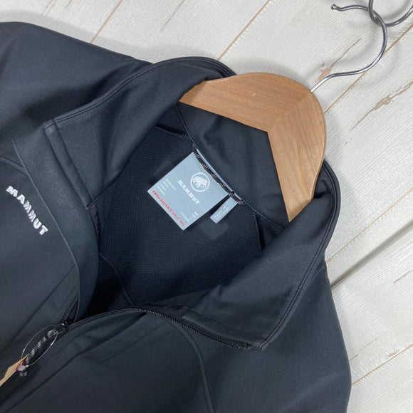 【Men's M ブラック系】 Mammut ( マムート ) アルティメイト 8 ソフトシェル ジャケット アジアンフィット Ultimate VIII SO Jacket AF Men black 3レイヤー WINDSTOPPER ePEメンブレン ポリエステ