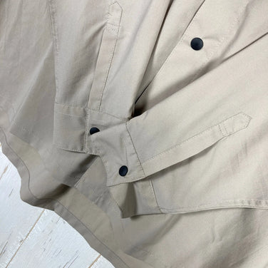 男女通用中灰色 Yamatomichi（山道）超轻薄衬衫，涤纶长袖衬衫，合成纤维，上衣，内衣，z00054406