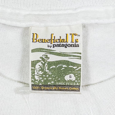 [男女通用小号白色] 1990 年代巴塔哥尼亚 FADVEN 探险与野外生活论坛有益 T 恤，复古，原创，很难找到，白色标签，1990 年代初期