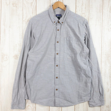 【Men's M グレー系】 Patagonia ( パタゴニア ) ロングスリーブ ブラフサイド シャツ Long Sleeved Bluffside Shirt オーガニックコットン 53791 International Men's コットン ロングスリー - 【公式】2ndGEAR（セカンドギア）Webショップ【登山用品・アウトドア用品専門 買取販売店】