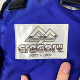 【OneSize ネイビー系】 2005 Gregory ( グレゴリー ) 30周年記念 ツーデイパック 30th 2 Day Pack Electric Blue 茶タグ 旧タグ 復刻モデル 生産終了モデル 入手困難 ナイロン バッグ ストレージ バックパック