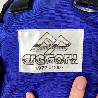 【OneSize ネイビー系】 2005 Gregory ( グレゴリー ) 30周年記念 ツーデイパック 30th 2 Day Pack Electric Blue 茶タグ 旧タグ 復刻モデル 生産終了モデル 入手困難 ナイロン バッグ ストレージ バックパック