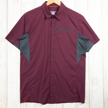 【Men's S ワインレッド系】 Arcteryx ( アークテリクス ) スカイライン ショートスリーブ シャツ Skyline Short Sleeve Shirt ポリエステル 10826 International Men's 化繊 ショートスリーブシャツ - 【公式】2ndGEAR（セカンドギア）Webショップ【登山用品・アウトドア用品専門 買取販売店】