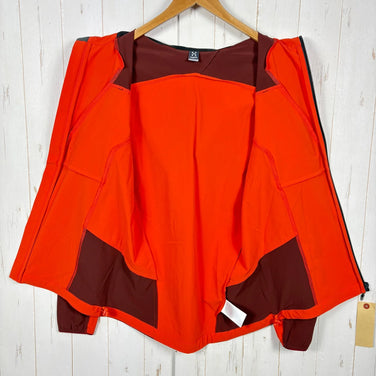 【Men's S オレンジ系】 Haglofs ( ホグロフス ) テグス ジャケット Tegus Jacket ナイロン ウェア トップス アウター ジャケット ソフトシェル z00055357  ソフトシェル アウター ジャケット トップス ウェア