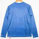 【Men's Ｓ ブルー系】 Ridge Mountain Gear ( リッジマウンテンギア ) メリノ ベーシック ティー Merino Basic Tee Azure Blue メリノウール ウェア トップス インナー シャツ ロングスリーブTシャツ クルー - 【公式】2ndGEAR（セカンドギア）Webショップ【登山用品・アウトドア用品専門 買取販売店】