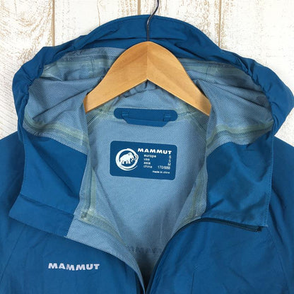 【男款S蓝】Mammut Mtr 201 Rainspeed 硬壳夹克 Mtr 201 Rainspeed Hs 夹克 Dry Tech 雨壳连帽衫弹力 1010-14801 男款 Les