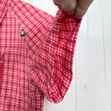 【Men's M レッド系】 Millet ( ミレー ) ミジャム ショートスリーブ シャツ Mijum Short Sleeve Shirt ナイロン ウェア トップス インナー シャツ ショートスリーブシャツ 化繊 z00057536  化繊 ショートスリー